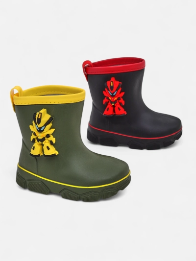 Royalfashion Children's rubber boots with robot Power Robot