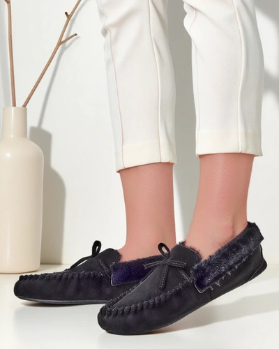 Royalfashion Sieviešu mokasīni ar vilnu Ahtikes