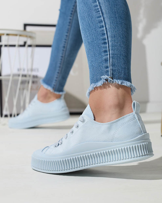 Gaiši zilas sieviešu sporta kedas Dollof- Footwear