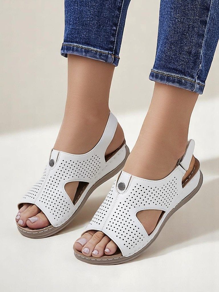 Royalfashion Sieviešu perforētās sandales Leminni