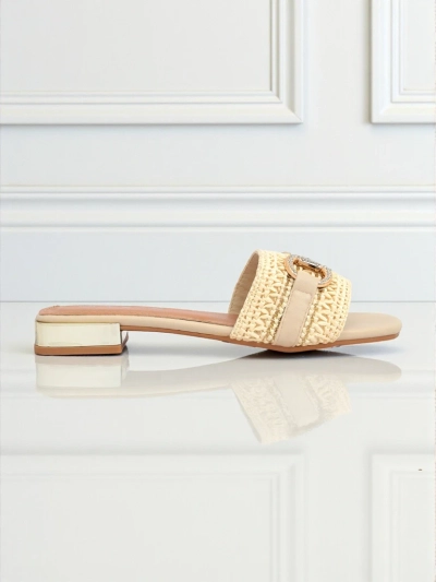 Royalfashion Женские плетеные шлепанцы с украшением Aeterna