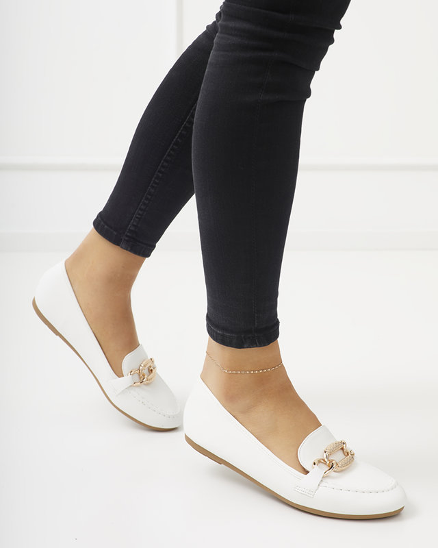 Sieviešu balti eko ādas kurpes Zolli- Shoes