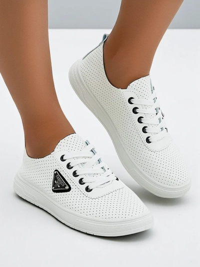 Royalfashion Lace-up women's sporty shoes with a print Fennie