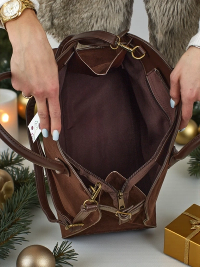 Torebka paľe leidi šoper eko zamš Dorelle