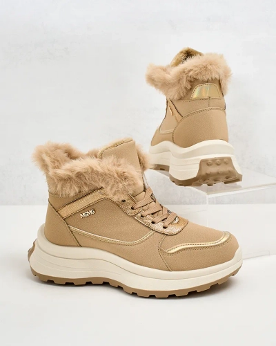 Royalfashion Утепленные женские кроссовки с мехом Mofell