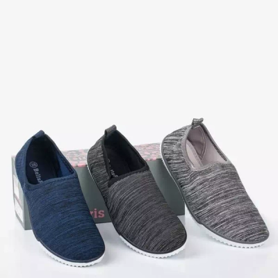 OUTLET Black women's slip-on sneakers Julieta - Footwear