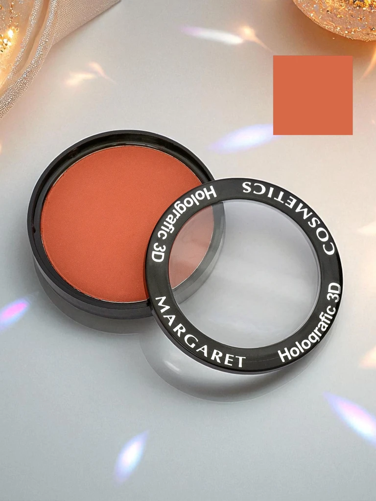 Pressed blush in the shade Deep Coral