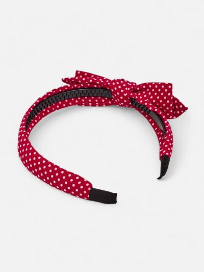 Royalfashion Women's Polka Dot Headband with Bow