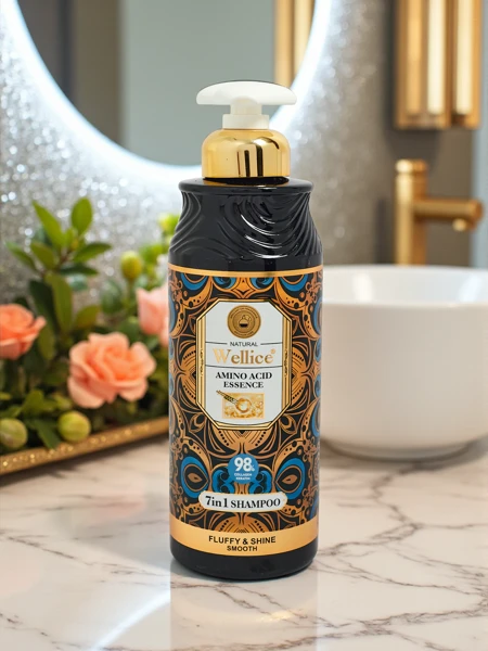 Wellice Aurelia Amino Acid Essence 7in1 Shampoo 500ml Fluffy Shine Smooth
