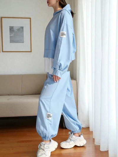 Royalfashion Женский хлопковый комплект с вставкой в виде рубашки