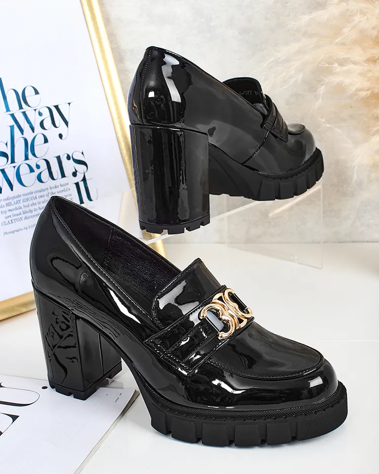 Royalfashion Элегантные женские мокасины на стойке Jozii