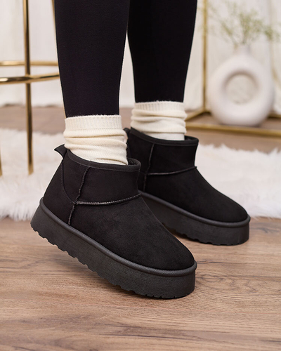 Royalfashion Black women's platform snow boots Ersinella