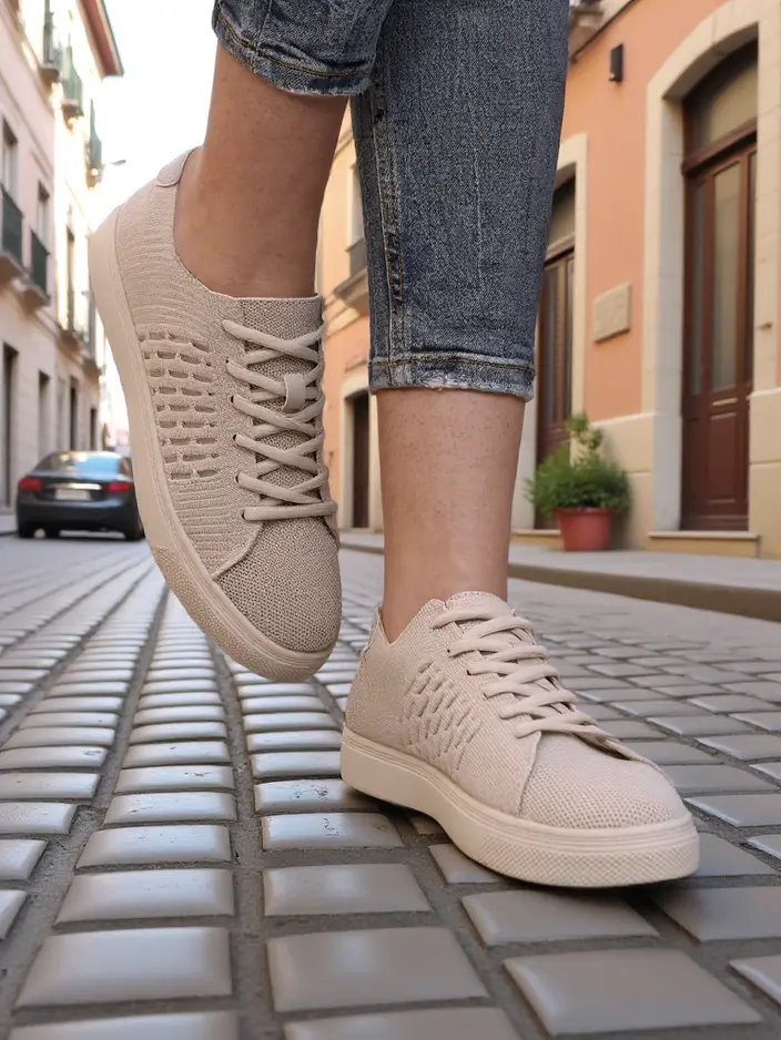 Royalfashion Women's fabric sports shoes Norbiese