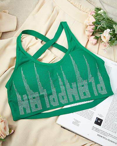 Royalfashion Sieviešu sporta krūšturis ar cirkoniem