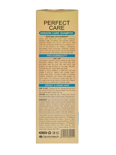 Anti-Dandruff Keratin Shampoo Perseus Gloss Nourish 3in1 800ml