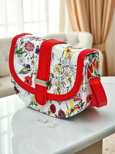 Royalfashion Маленькая женская сумочка из экокожи с цветочным принтом Ori Elle