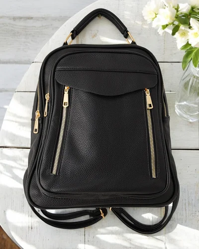 Royalfashion Small women's eco-leather backpack