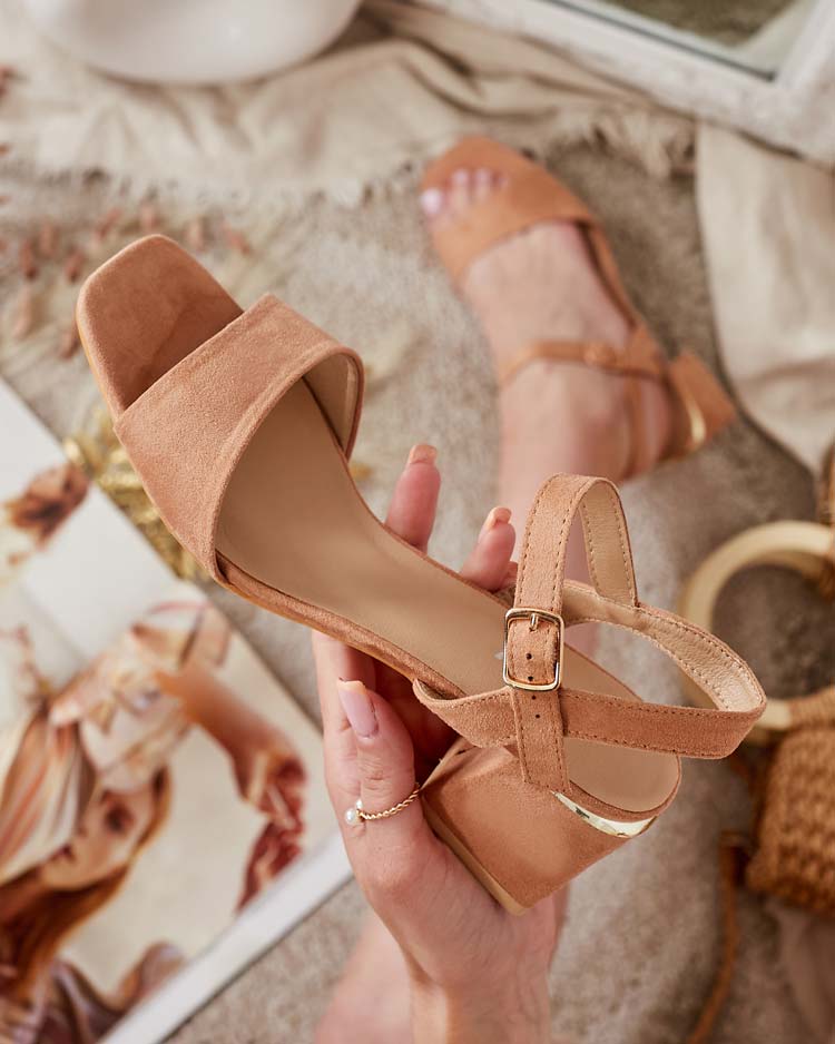 Royalfashion Sieviešu sviedru sandales