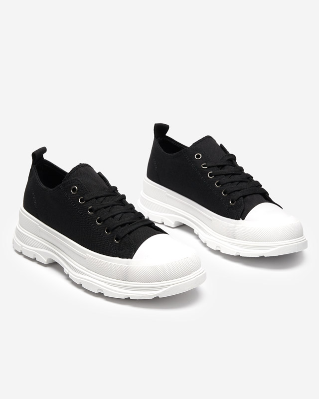OUTLET Black women's sports sneakers Duami- Footwear