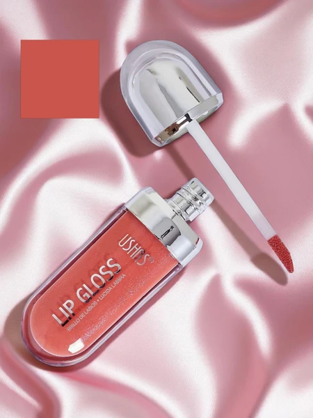 USHAS mirdzoša lūpu spīduma krāsa Deep Pink