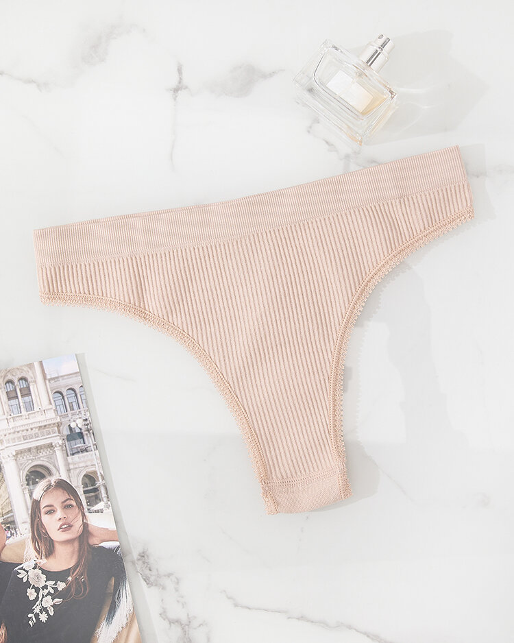 Royalfashion Bēšas krāsas biksītes ar krūšturi sievietēm