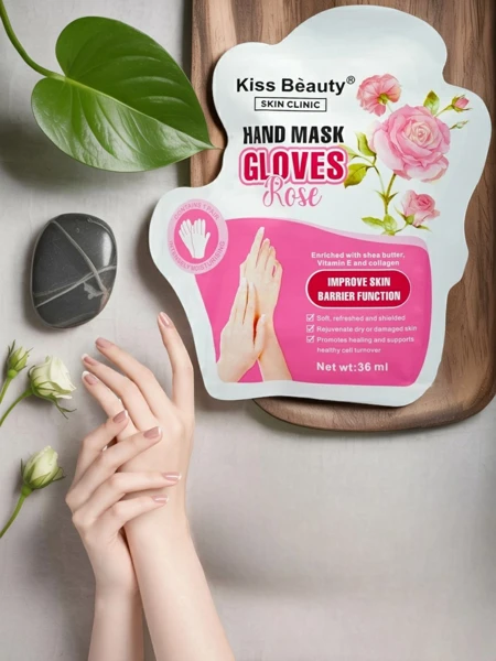 Hand Mask - Rose Scented Gloves