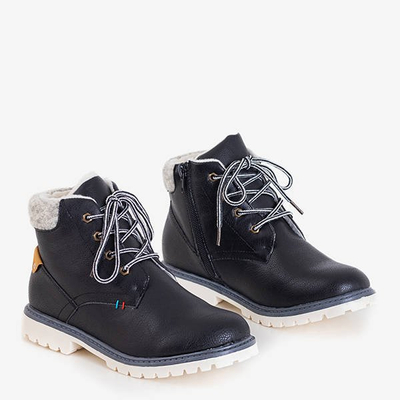 Black boy's insulated Tiptop boots - Footwear