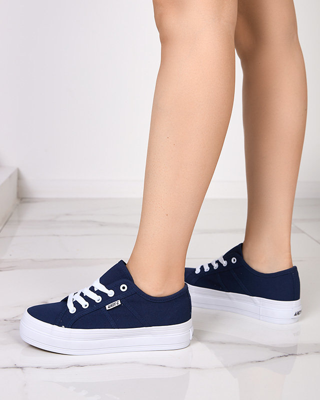 Navy blue women's sneakers Colanti - Footwear