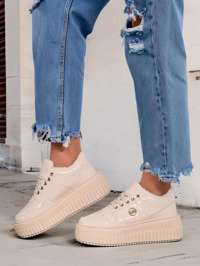 Royalfashion Утепленные женские кроссовки с мехом Rozit