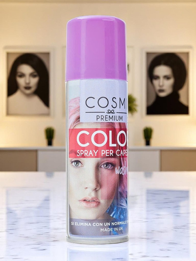Color Spray Hair Lacquer Purple