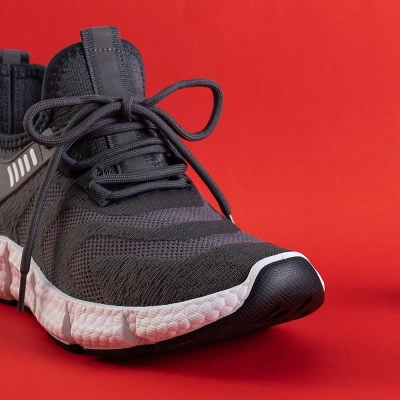 OUTLET Gray men's sports shoes Gagik - Footwear