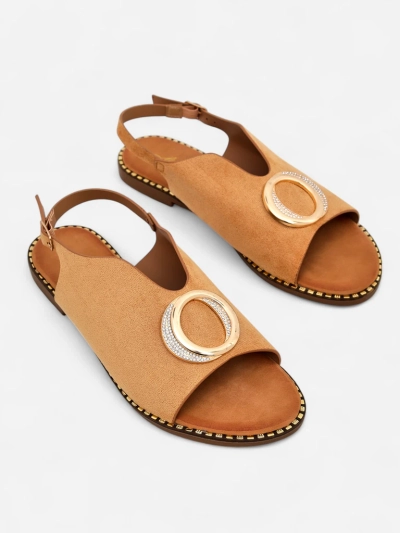 Royalfashion Women's Sandals with Atmase Upper