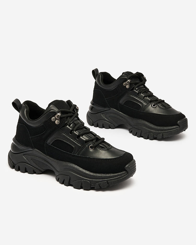 Royalfashion Melnas sieviešu kedas Aherot