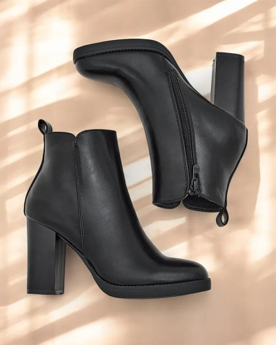 Royalfashion Women's ankle boots on a post Erozi