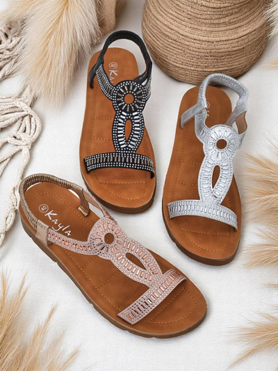 Royalfashion Женские сандалии с декоративными ремешками Lola Grace