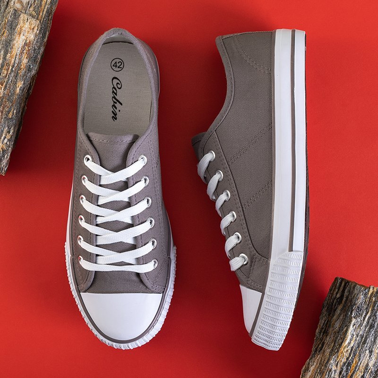 Lucas gray men's sneakers - Footwear