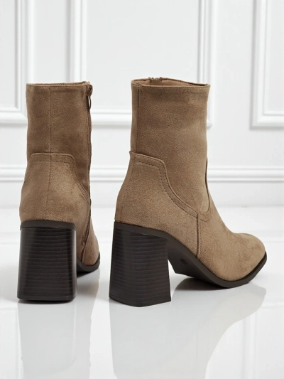 Ankle bot meri eco-suede long stiletto heel Rune Fast