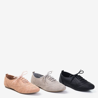 Черные ажурные женские туфли Gresian - Обувь