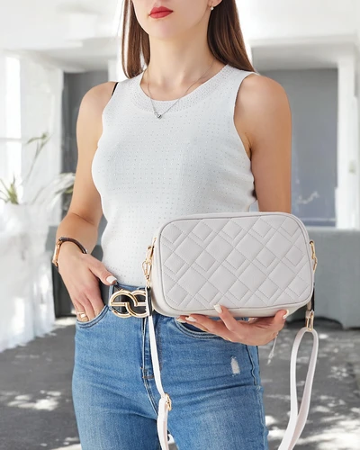 Royalfashion Mazs quiltots sieviešu rokassoma, izgatavota no ekomateriāla