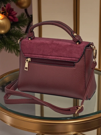 Liten dameveske i miljøvennlig skinn Merlina