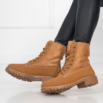 Camel hiking boots with Vibto insulation - Footwear