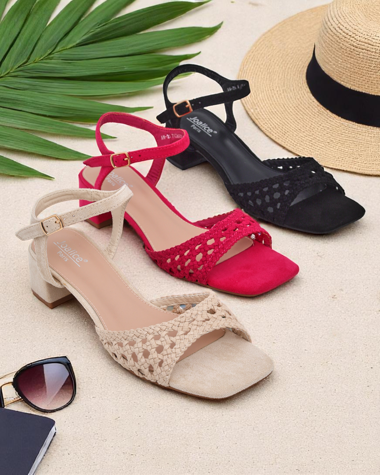 Royalfashion Sieviešu perforētie sandales Azopi