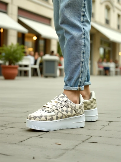 Royalfashion Women's sports shoes with Ozofio print