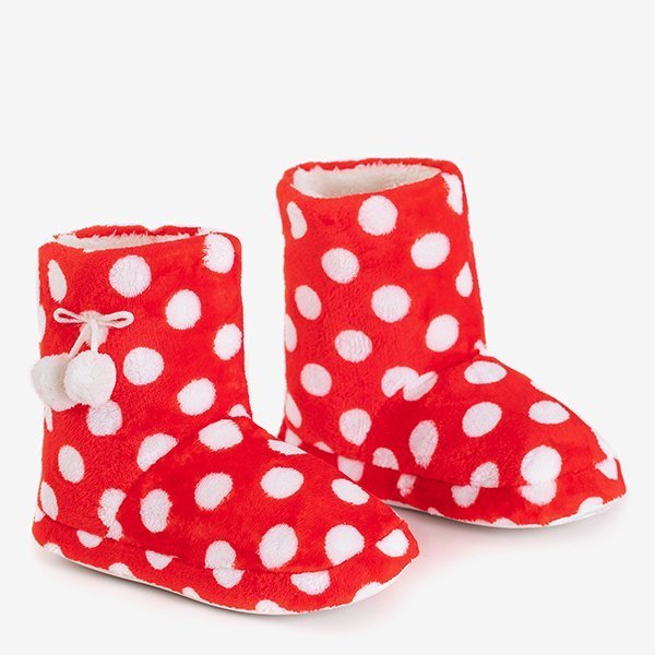 Женские тапочки в красный горошек Marisabel - Обувь
