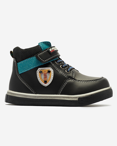 Черные ботинки для мальчиков Wiasio- Footwear