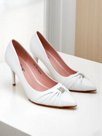 Royalfashion Sieviešu ekoloģiskās ādas laiviņas Venetia Nera