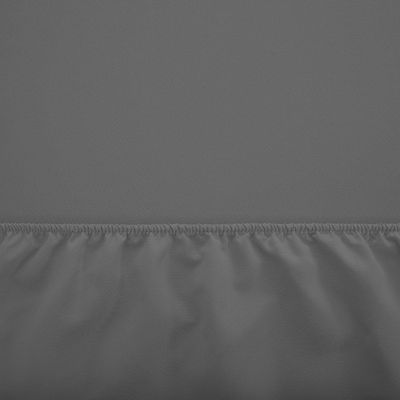 Cotton gray sheet with an elastic band 180x200 - Sheets