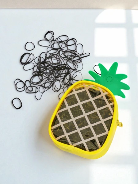 Royalfashion Miltifargede silikongummistrikker Ananas