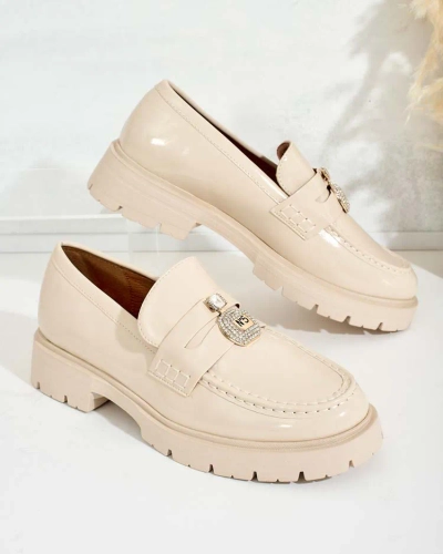 Royalfashion Women's lacquered moccasins Bemies