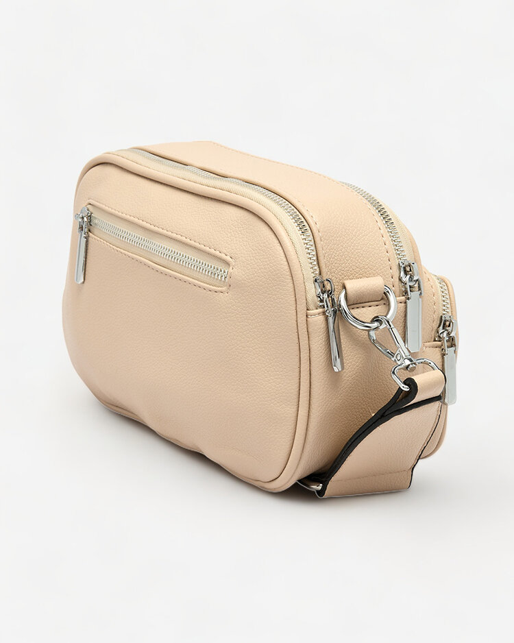 Royalfashion Женская маленькая сумочка светло-коричневого цвета с надписью